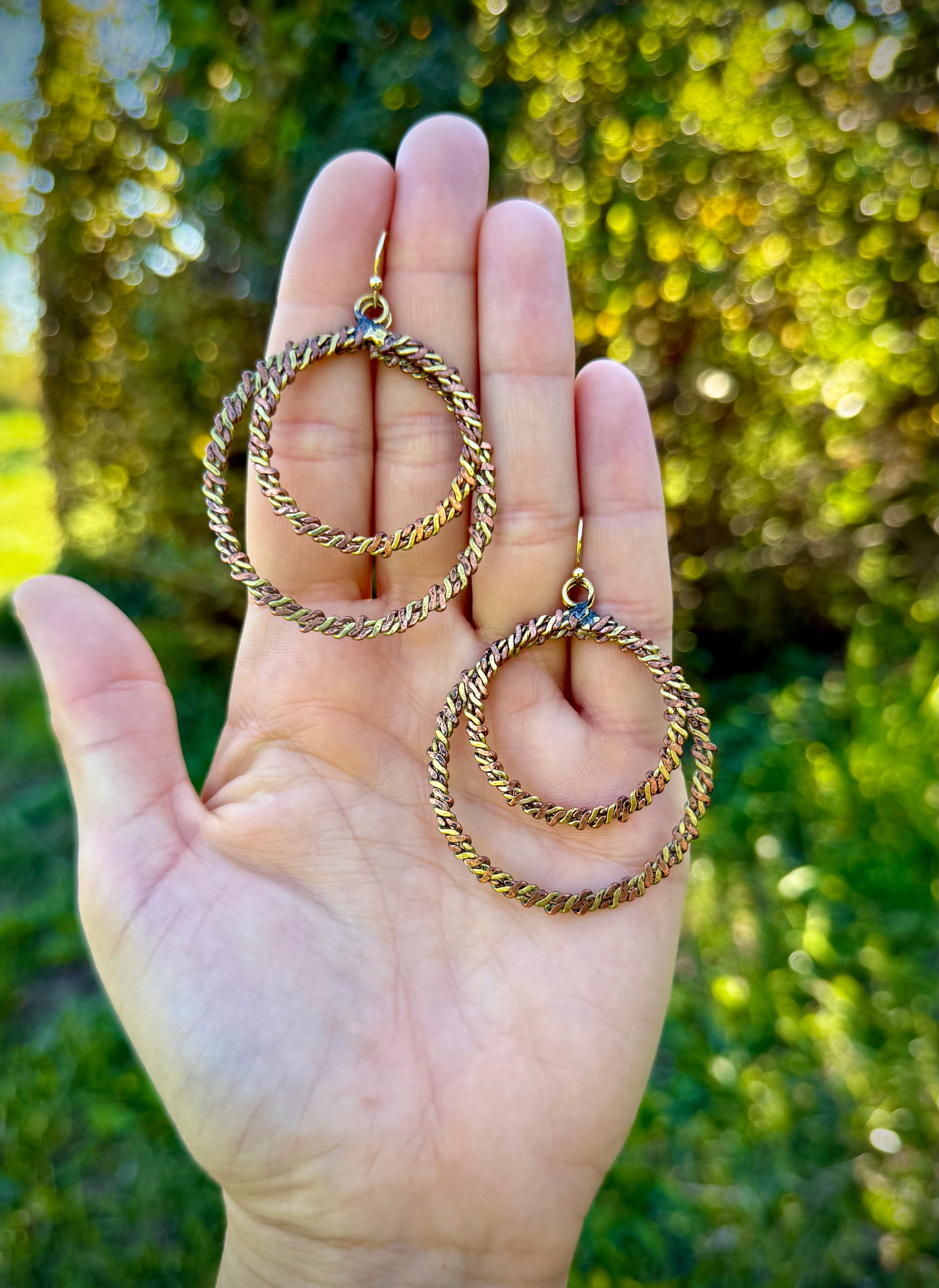 Braided Hoop Earrings