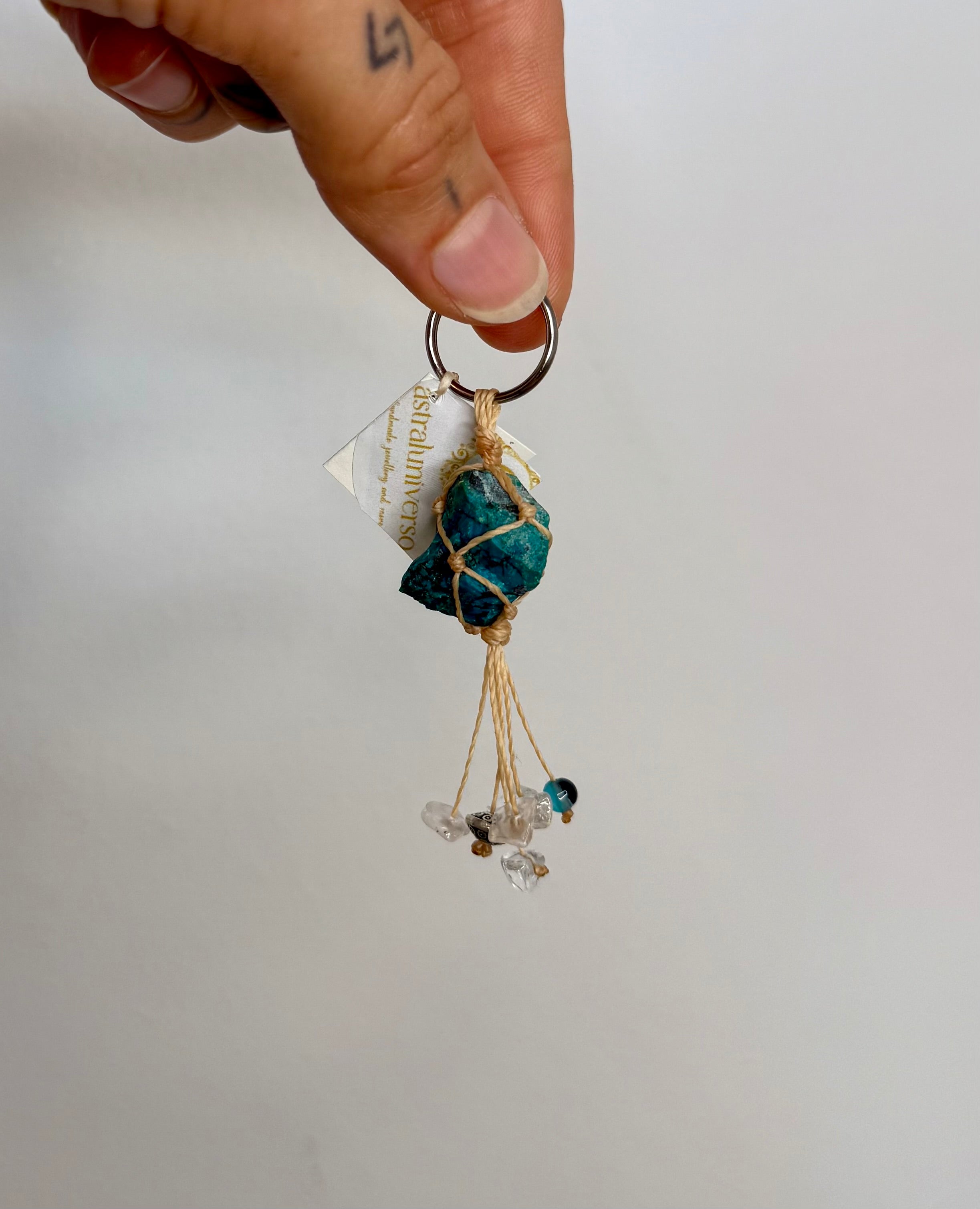 Chrysocolla • Agate • Clear Quartz • Rose Quartz