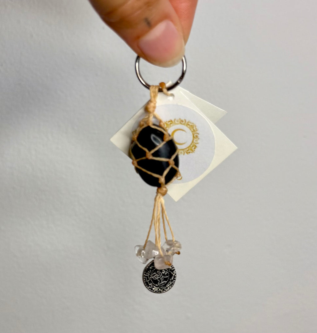 Black Onyx • Rose Quartz • Clear Quartz