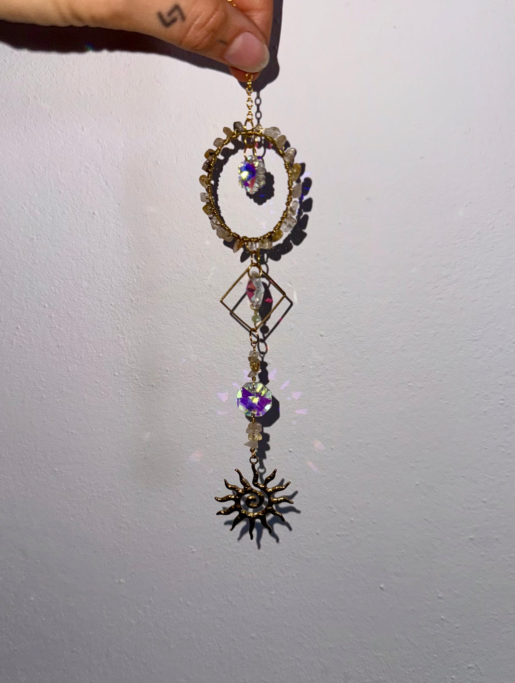 Sun Catcher - Rutilated Quartz