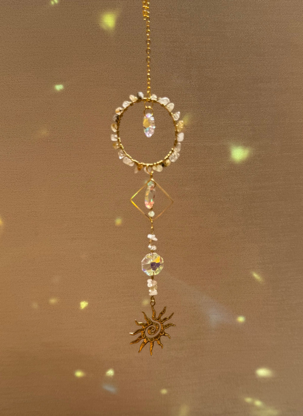 Sun Catcher - Rutilated Quartz