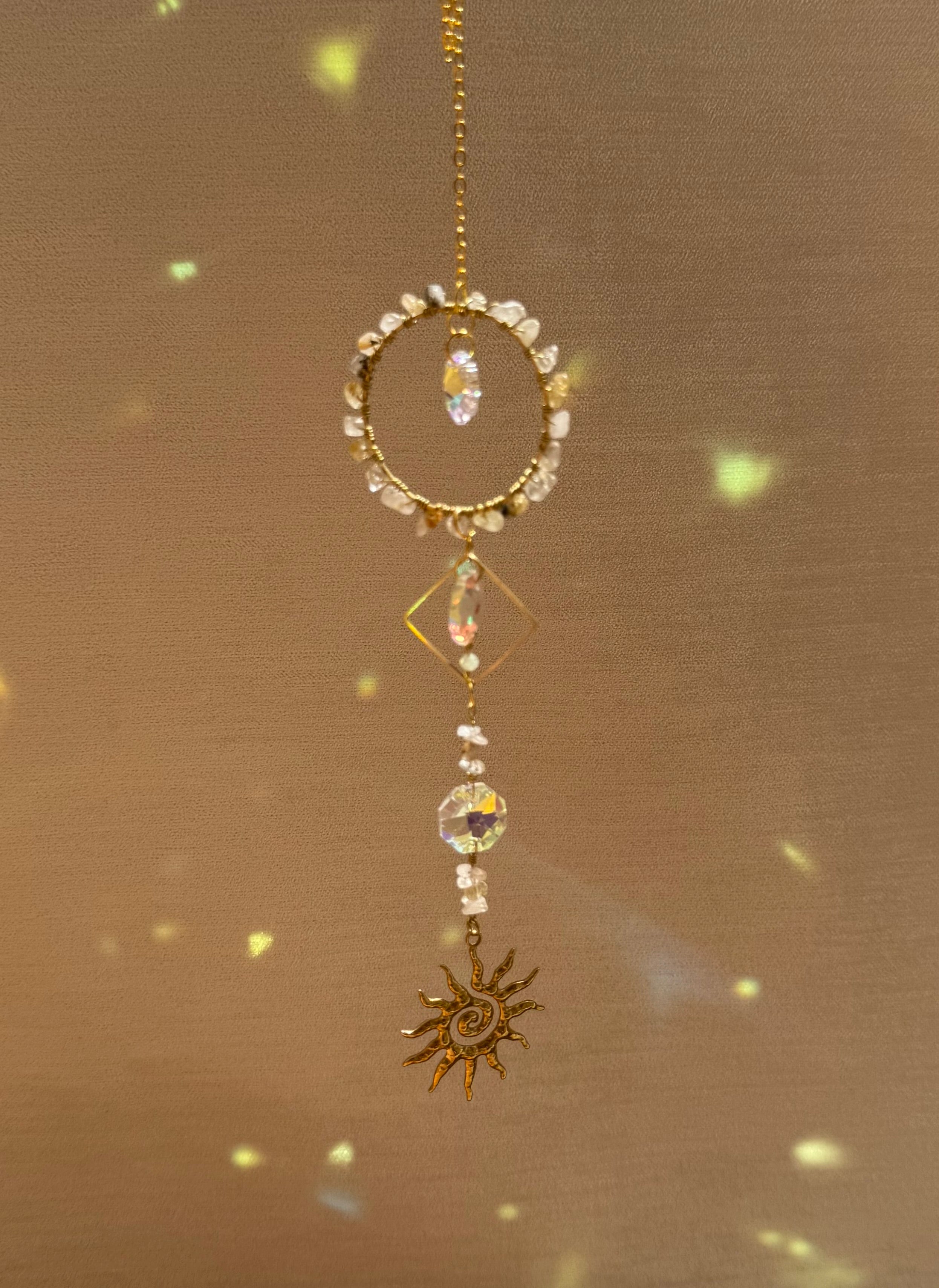 Sun Catcher - Rutilated Quartz