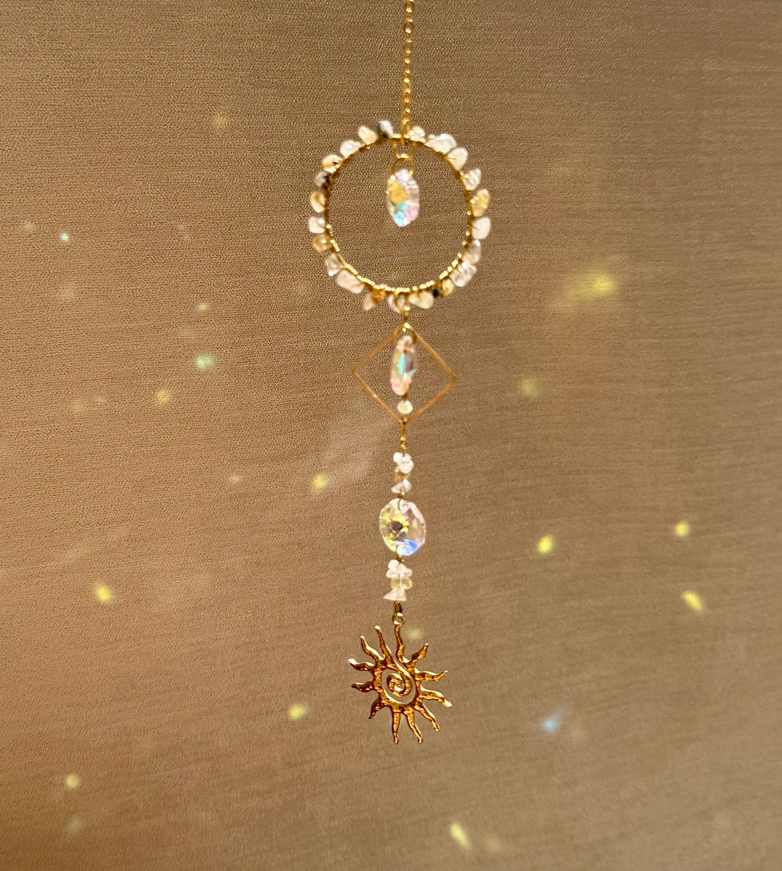 Sun Catcher - Rutilated Quartz