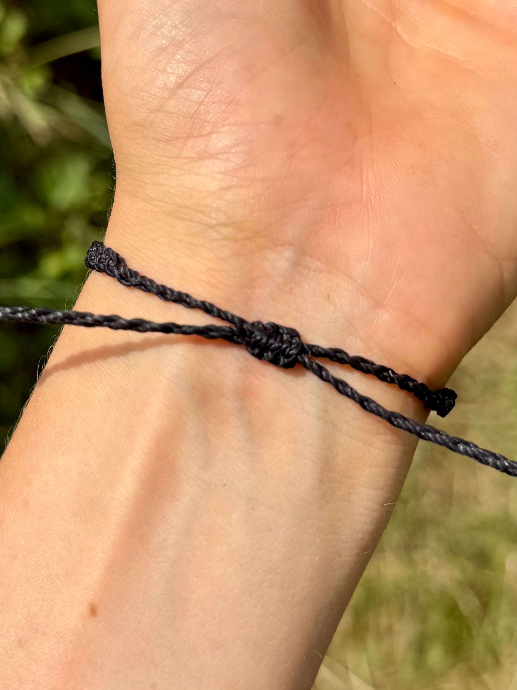 Macrame Bracelet - Aquamarine