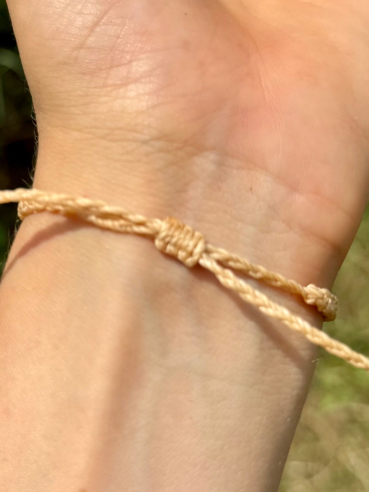 Macrame Bracelet - Red Jasper