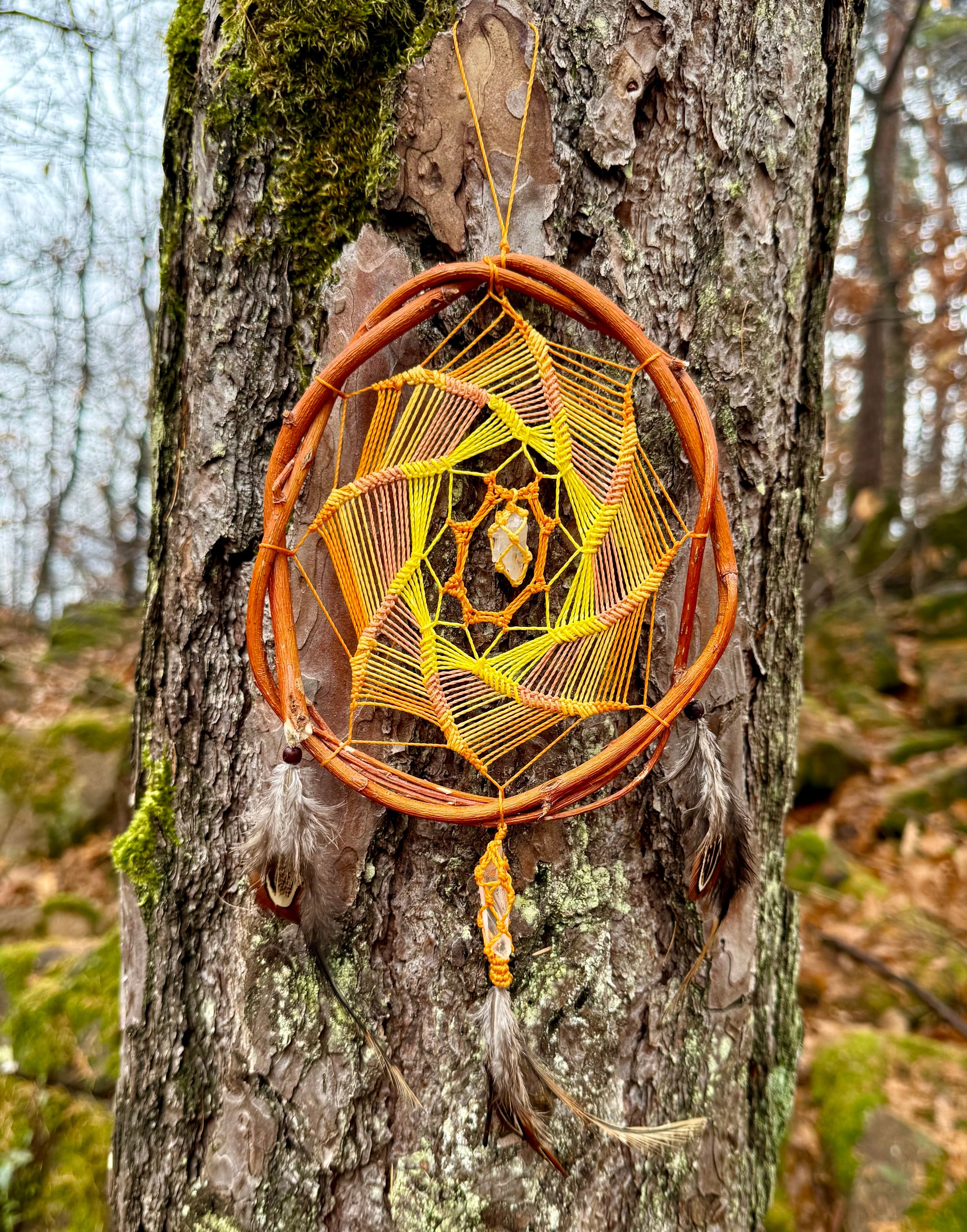 Sunlight Quartz Dreamcatcher