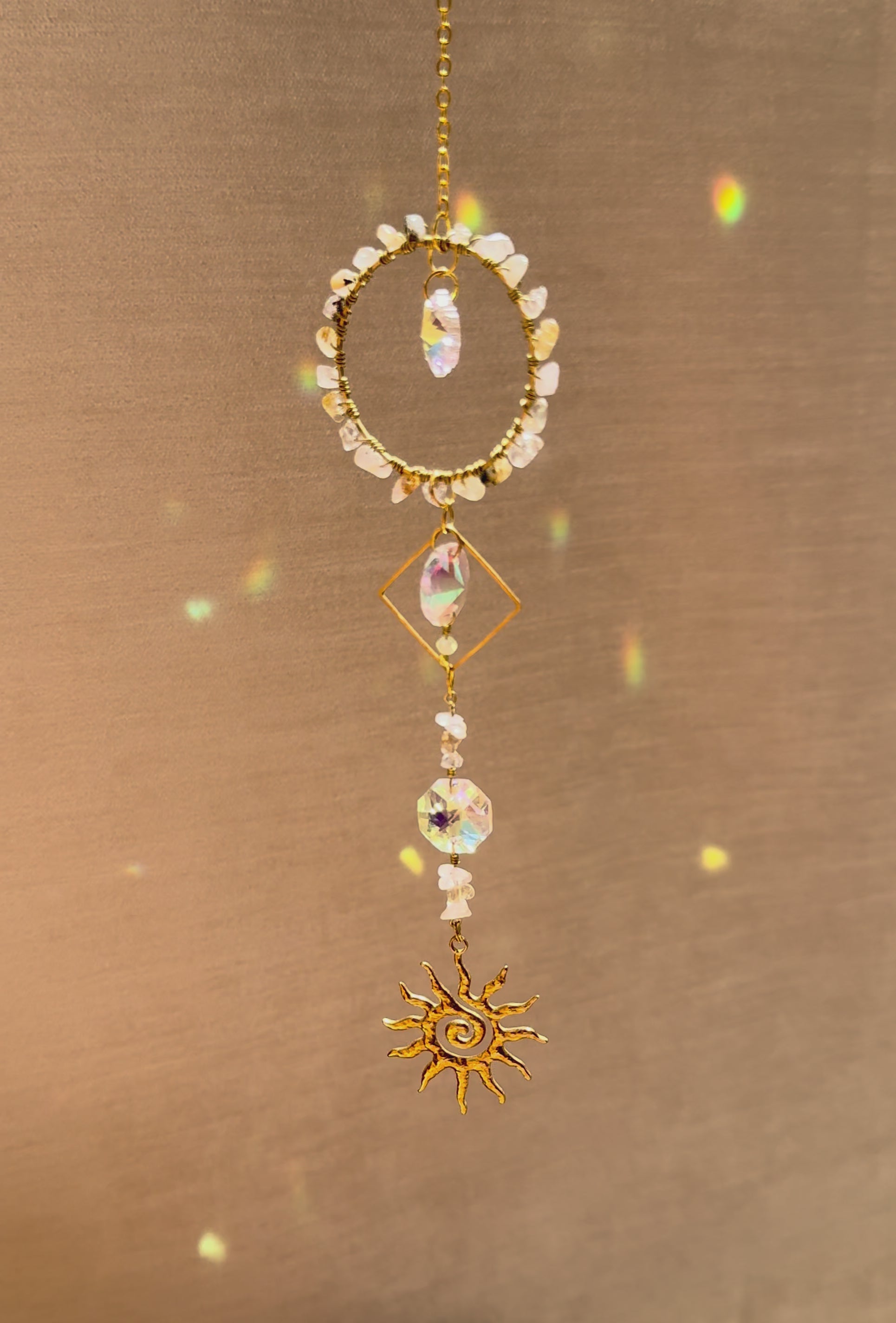 Sun Catcher - Rutilated Quartz